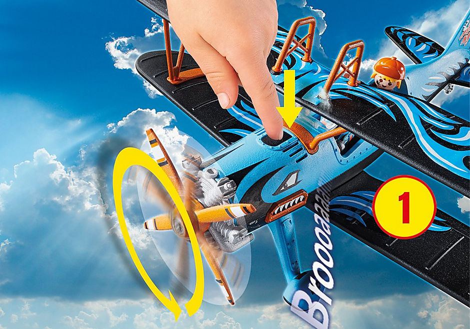 70831 Air Stunt Show Biplano "Phoenix" detail image 6